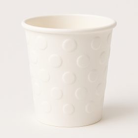 Papírpohár 2 dl fehér mintás (ÖKO) – 37 db/csomag