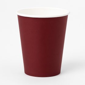Papírpohár 340 ml bordó – 50 db/csomag