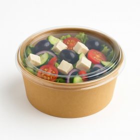   Papír salátás tálka TETŐ 750 ml-es tálkához, 50 db/csomag