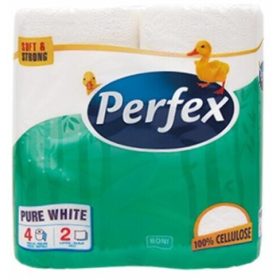 Perfex 2 rétegű toalettpapír 4 tekercs/csom