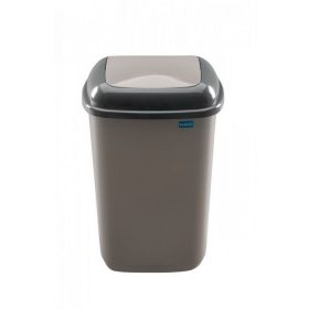 Plafor Quatro rugós  billenőfedeles szemetes 28L Mocca