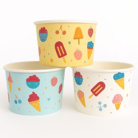 Papír fagyispohár 2,5 dl (50 db/csomag)