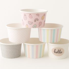 Papír fagyispohár 1,3 dl (25 db/csomag)
