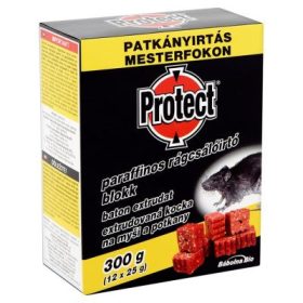 Protect paraffinos rágcsálóírtó blokk 300g