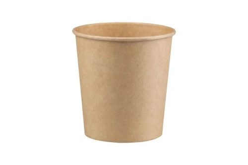 Kraft leveses papírtégely 750ml 50db/csom
