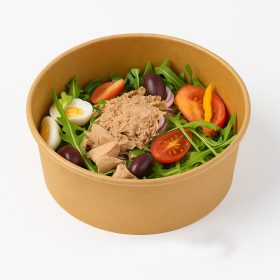 Kraft salátás tál 1300ml 50db/csom