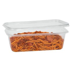 Szögletes alj víztiszta 750 ml, 50db/csom
