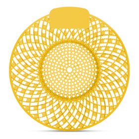   Piszoár bio enzimes illatosító rács Spiral, citrom illatú (sárga)