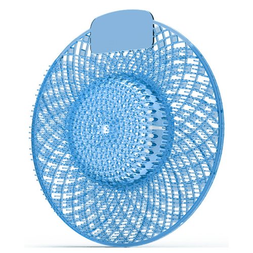 Piszoár bio enzimes illatosító rács Spiral, óceán illatú (kék)