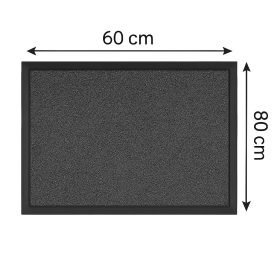 Szennyfogó szőnyeg 60×80 cm, gumi peremmel – CLIN