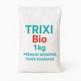 TRIXI Bio 1kg Prémium mosópor, fehér ruhákhoz