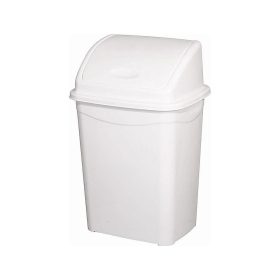   Planet Billenőfedeles szemetes kuka, műanyag, luxury fehér, 9 L