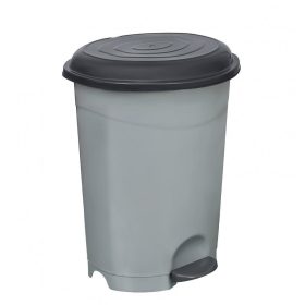   Planet Pedálos szemetes kuka, műanyag, ECO antracit, kivehető kosárral, 22L