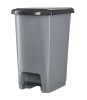 Planet Pedálos szemetes kuka SLIM, műanyag, ECO antracit, 25L