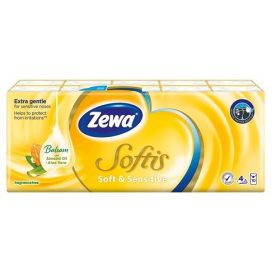 Zewa 4 Rétegű Papír Zsebkendő 10x9 db VEGYES