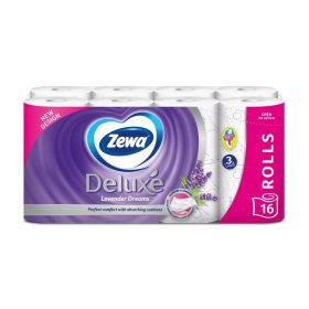 Zewa Deluxe Lavender 3 Rétegű Toalettpapír 16 tekercs