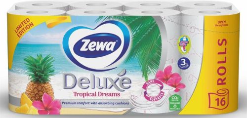 Zewa Deluxe Limited 3 Rétegű Toalettpapír 16 tekercs