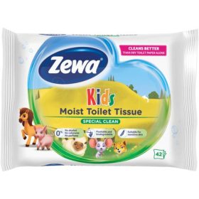 Zewa Nedves Toalettpapír 42 db, WC-be dobható VEGYES