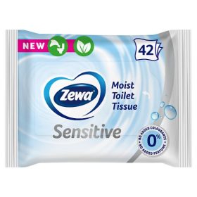 Zewa Nedves Toalettpapír Sensitive 42 db, WC-be dobható