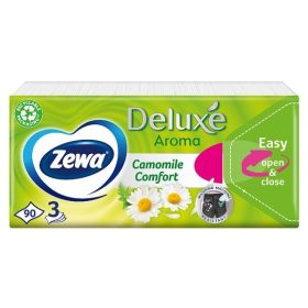 Zewa Deluxe Camomile 3 Rétegű Papír Zsebkendő 90 db