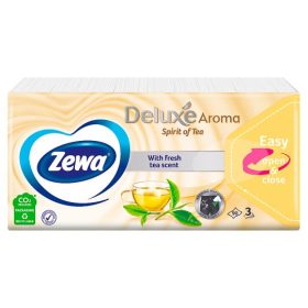 Zewa Deluxe Spirit of Tea 3 Rétegű Papír Zsebkendő 90 db