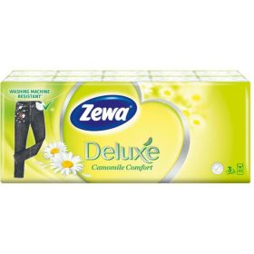   Zewa Deluxe Comfort 3 Rétegű Papír Zsebkendő 10x10 db VEGYES