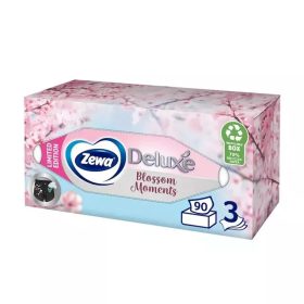 Zewa Dobozos 3 Rétegű Papír Zsebkendő 90 db VEGYES