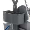 FILMOP ONEFRED - műanyag gurulós kocsi műanyag fogantyúval, préssel- és MOP tartóval 2x15 l