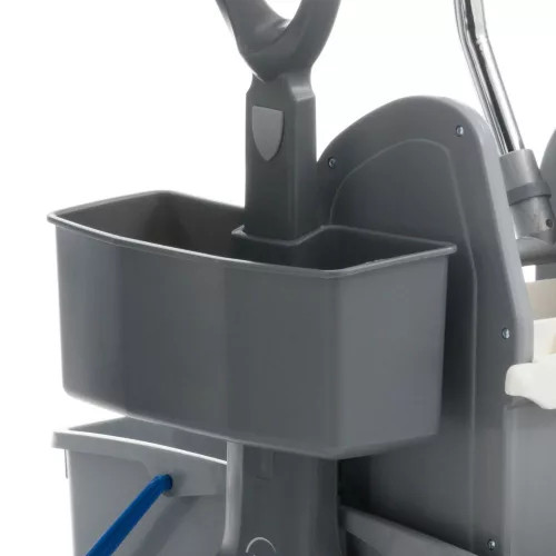 FILMOP ONEFRED - műanyag gurulós kocsi műanyag fogantyúval, préssel- és MOP tartóval 2x15 l