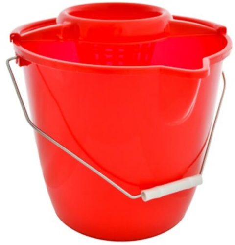 Felmosó Vödör 12L – Kerek, Csavarókosárral
